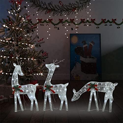 SKM Christmas Reindeer Family 106.3 x2.8 x35.4 Alb alb reclamă alb-85061026