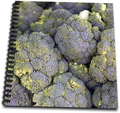 3Drose SUA, California, Los Angeles. Broccoli ecologice la Hollywood Market.-Drawing Book, 8 pe 8