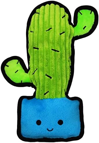 Smartpetlove snuggle cățeluș -Tender -Tuffs Happy Cactus Squeaky Dog jucărie - jucărie pentru animale de companie umplute pentru