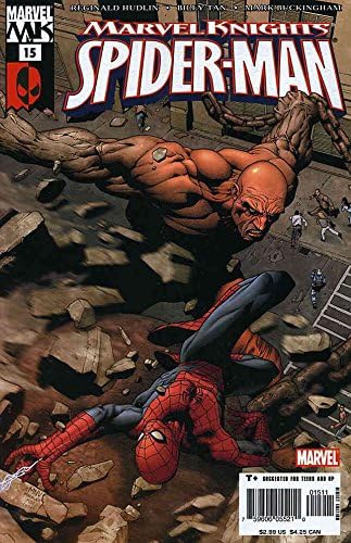 Marvel Knights Spider-Man 15 VF / NM; carte de benzi desenate Marvel / Reginald Hudlin