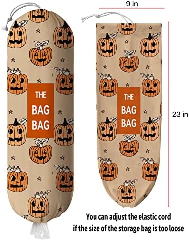 Xikainuo amuzant Halloween dovleac model Băcănie sac de depozitare titular, lavabil panza Băcănie pungi de cumpărături, transportator