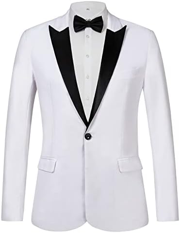 Jacheta pentru bărbați pentru bărbați pentru bărbați, un buton Blazer Costum pentru cina de nuntă