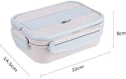 Îmbrățișare & amp; FKL Bento Lunch Box Leakproof pentru copii și adulți, container cutie de prânz cu sac de prânz inclus, stil