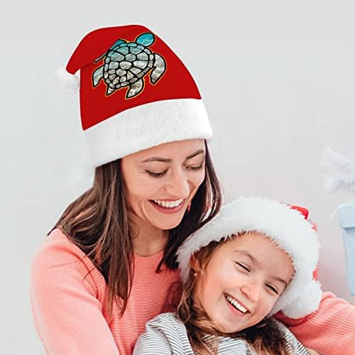 Sea Turtle Galaxy Crăciun pălărie Santa pălării Xmas copac decoratiuni vacanță Decor Cadouri pentru adulți femei Familie bărbați