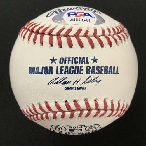 Mariano Rivera a semnat baseball NYY Leyenda Auto Panama Legend INSC HOF PSA/ADN - Baseballs autografate