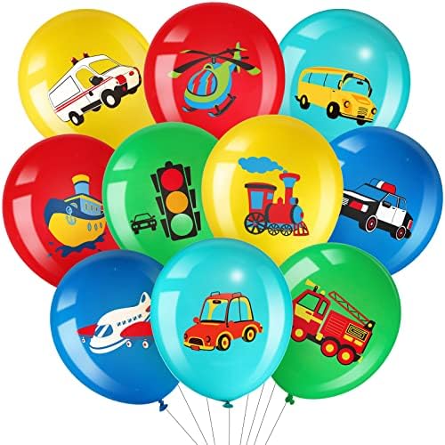 40 pachet transport Petrecere Baloane Decoratiuni trafic baloane vehicul Latex baloane transport Petrecere consumabile pentru