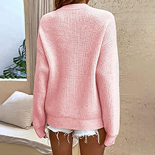 Pulovere yfidsjfgj pentru femei, pulovere supradimensionate pentru femei puloverele pentru femei tricotate casual