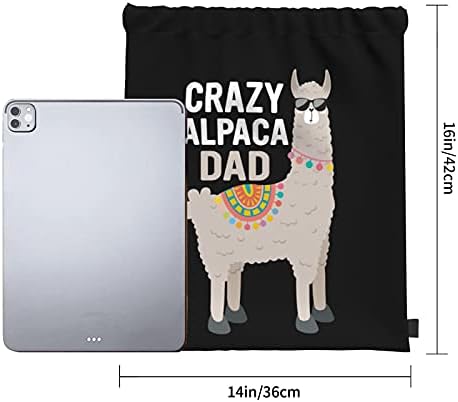 Kaixinguo Drăguț desen animat alpaca nebun alpaca tata modelul modelului de tracțiune rucsac cu capacitate mare rucsac sport