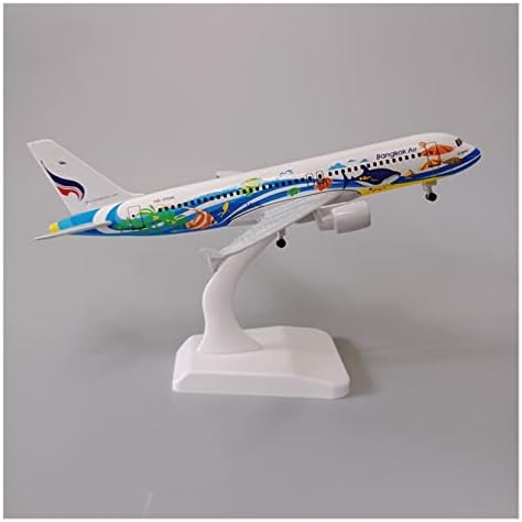 Modele de aeronave 19cm Fit pentru Bangkok A320 Airline Airbus 320 Model de aeronave din aliaj metal