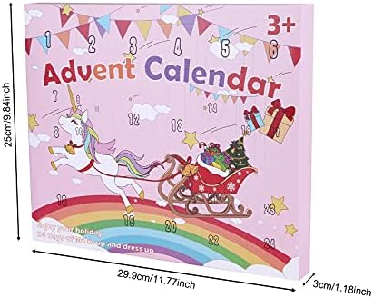Mjartoria 2023 calendar de Advent Machiaj pentru fete - unicorn Beauty calendar de Advent numărătoarea inversă de Crăciun-ruj