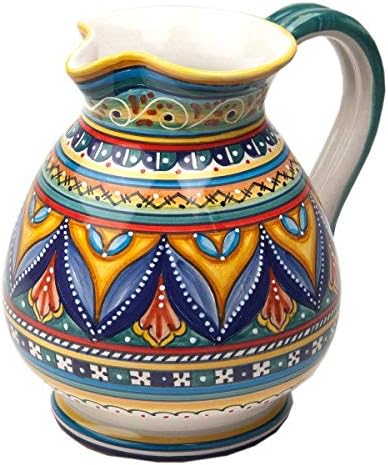 Pitcher ceramică italiană - Geometrico A - Ceramiche Sberna - 1,5 litri