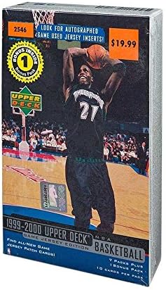 1999-00 Game Basketball Game Jersey Edition 8ct Cutie de vânzare cu amănuntul