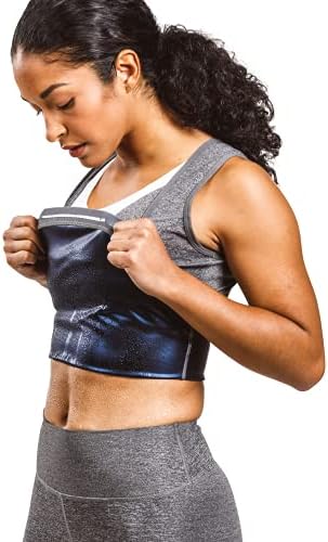 Sweat Shaper femei Premium antrenament Rezervor de top slăbire polimer Sauna Vesta