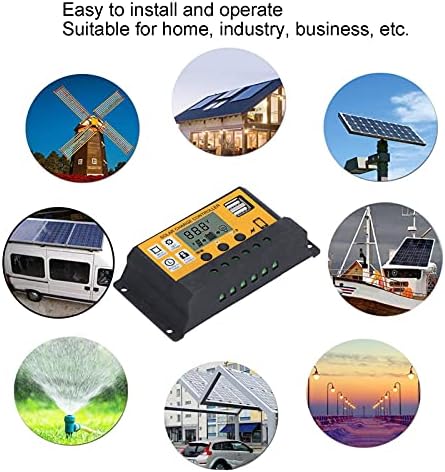 12v 24v 30A fotovoltaice, accesorii Încărcătoare & amp; Adaptoare de putere controler de putere lumina timp de control solar
