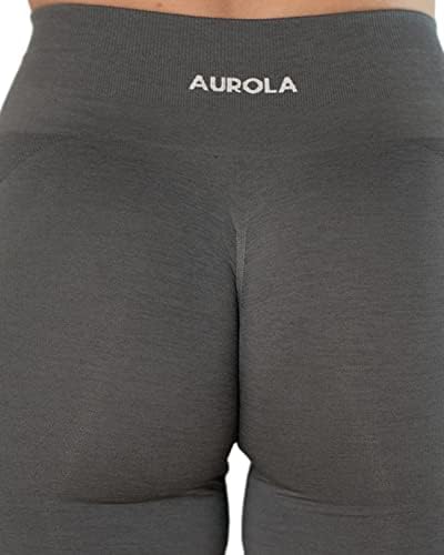 Pantaloni scurți de antrenament Aurola pentru femei Singless Scrunch Gym Yoga Rularea activului scurt