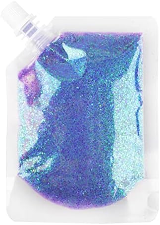 GL-Turelifes Sirena Golter Glitter Gel Gel colorat gel strălucitor sclipitor, sclipici de față holografică, sclipici de păr,
