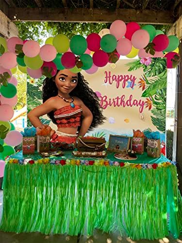 7x5ft Moana fundal Maui plajă de vară prințesă fete ziua de naștere fotografie fundal Baby Shower Party Consumabile tort decoratiuni
