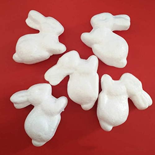 PRETYZOOM copii Jucarii 20buc polistiren iepure forma mucegai alb DIY meserii pentru Paste nunta flori aranjarea cadou Decor