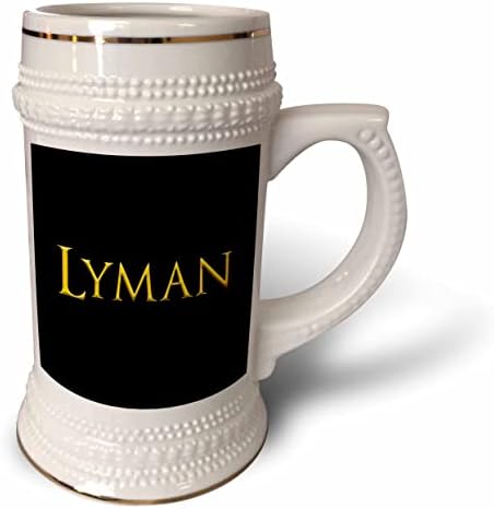 3Drose Lyman Băiețel popular în America. Galben pe negru. - 22oz Stein Cană