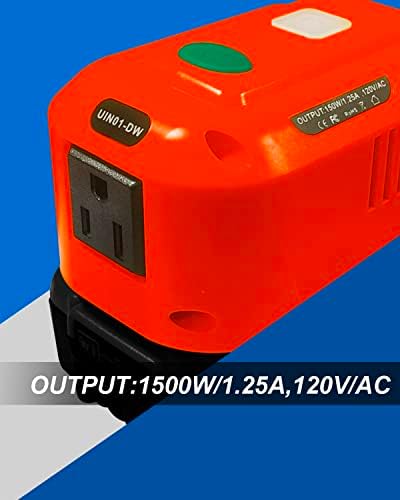 Invertor de alimentare de 150W Fit pentru Baterie Milwaukee M18 18V, DC 18V până la AC 120V Generator portabil de baterie portabilă