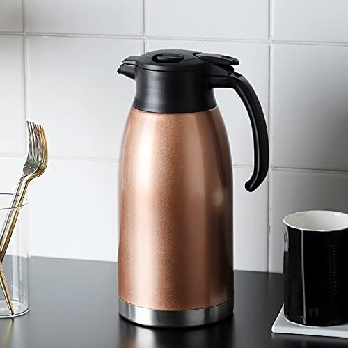 TWDYC 2000 ml cu capacitate mare de termos izolare pot vacuum baloane de ceai de cafea cană de apă ulcior
