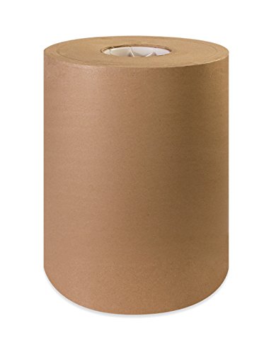 Roll de hârtie Aviditi Kraft, 60, 12 x 600 ', Kraft, hârtie reciclată , ideală pentru ambalare, ambalare, meșteșuguri,