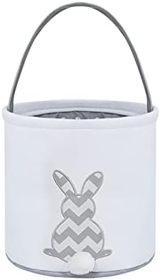 Uqiangy Canvas Rabbit Bunny Bag Coș Animal Carry Vacanță Imprimate Bomboane Home Decor Sub Pat Depozitare Coșuri Roți