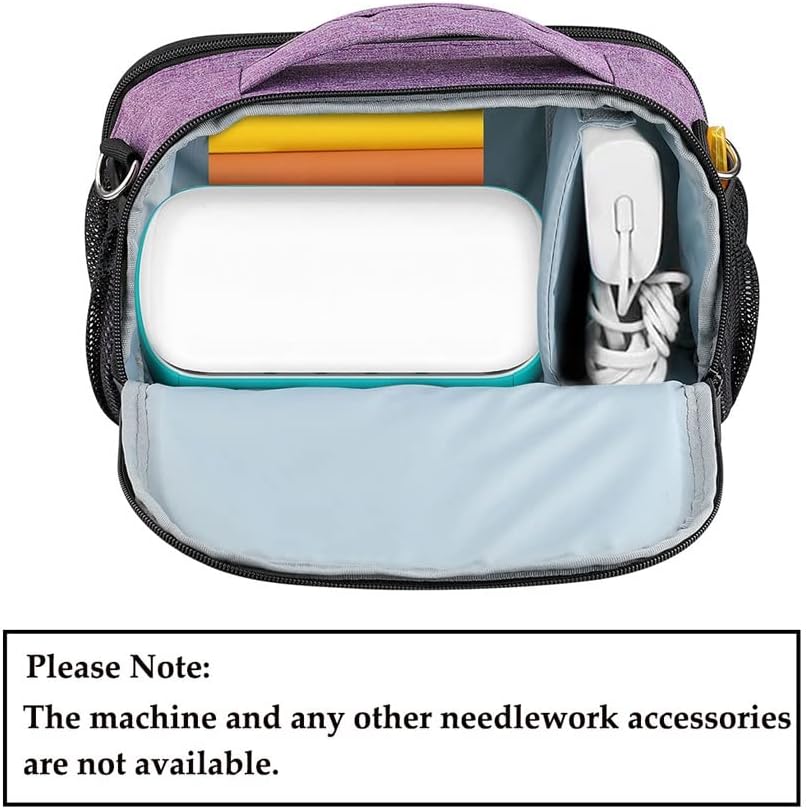 Seasd mâner croșetat sac acasă DIY masina de cusut Container portabil tricotat Accesorii Organizator mare fire de stocare