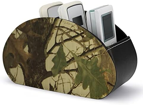 Frunze camo vânătoare de telecomandă suport pentru pen cutii din piele de la distanță caddy decorativ decorativ de depozitare
