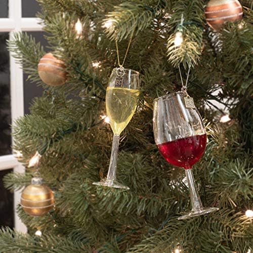RAZ 5,5 Șampanie dorește ornament de Crăciun din sticlă 4053109