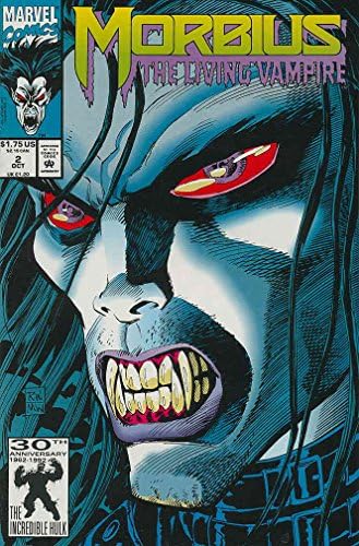 Morbius: vampirul viu # 2 VF; carte de benzi desenate Marvel