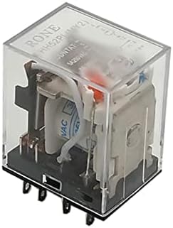SUTK 5pcs intermediar releu Hh52p My2nj bobina generale DPDT Mini electromagnetice releu comutator cu LED-uri 8 pini AC 110V