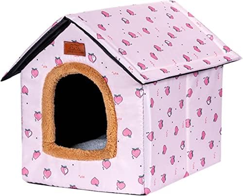 Cat House dog Cave-Dog House Cat Cave pentru iarnă în aer liber Rezistent la apă rezistent la intemperii în aer liber casă