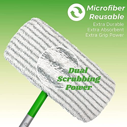 8 pachet reutilizabil de mop uscat umed pentru Swiffer Sweeper Mircrofiber Mop Pânză