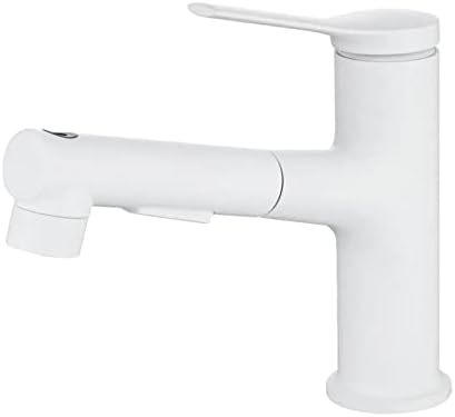 Robinete robinet de baie cu o singură gaură cu pulverizator extensibil robinet mixer de bazin cu două moduri pentru apă caldă