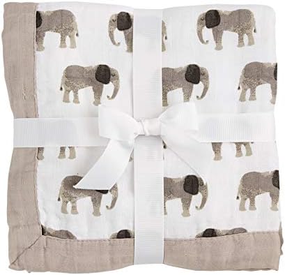 Elefant de plăcintă cu noroi care primește pătură alb, 36 „x 36”