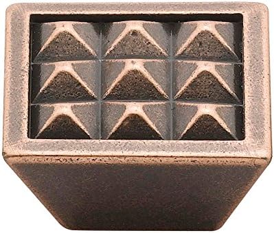 Knobware C3566 Buton piramide, 1,5 inci, nichel negru