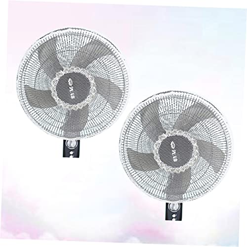 Holibanna 2pcs Cover de protecție Grila sigură ventilator de grilă ventilator Siguranță Siguranță ventilator de praf COVER
