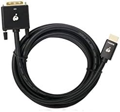 Cablu Iogear HDMI până la DVI 3.3ft - 4K @ 30Hz HDMI până la DVI -D 1080P - Compatibil cu PC - TV - PS5 - Blue -Ray - Xbox