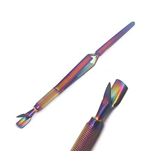 OdontoMed2011 Multi Color Rainbow Universal Tweezer 7 acrilice Nail Art Pincher unghii Cleaner cuticule împingător pensete
