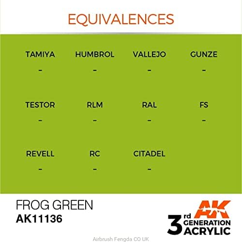 AK Acrilics 3Gen AK11136 Frog Green