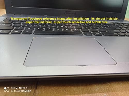 Ecomaholics Laptop Touch pad Protector Cover pentru HP Chromebook 14 Laptop, Intel Celeron N4120, transparent Track pad Protector