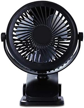 DealPeak 720 de grade reglabile Mini Ventilator electric de răcire cu Clip Reîncărcabil Viteza vântului pentru mașină, casă,