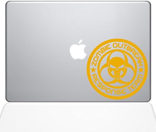 Decal Guru Zombie Echipa De Răspuns MacBook Decal Vinil Autocolant-13 & 34; MacBook Pro-Galben