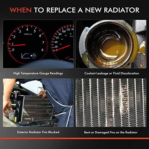A-Radiator de răcire a motorului Premium cu răcitor de ulei de transmisie compatibil cu Mazda Millenia 1995-2002, transmisie