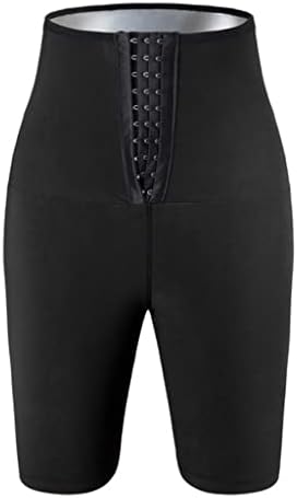 Rlzcff femei Abdomen Control Hip-ridicare sudoare pantaloni Sauna Beam Talie mare Corp Fitness pieptul cinci punct pantaloni