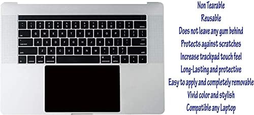 Ecomaholics Premium Trackpad Protector pentru Dell Inspiron 17 3790 3793 Laptop de 17,3 inchi, capac negru touch pad Anti Scratch