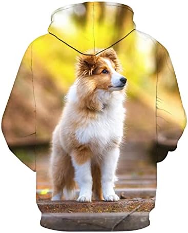 Pet Dog Dog Pullover 3d Men tipărit Glugă cu hanorac casual Casual Track Costignt UNISEX Harajuku Streetwear Tops Fashion