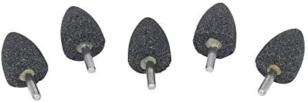 Alăturați -vă depozitului 5pcs 1/4 ”Shank Conic CONICE Pietre de măcinare abrazive, piatră montată abrazivă, capete de măcinare