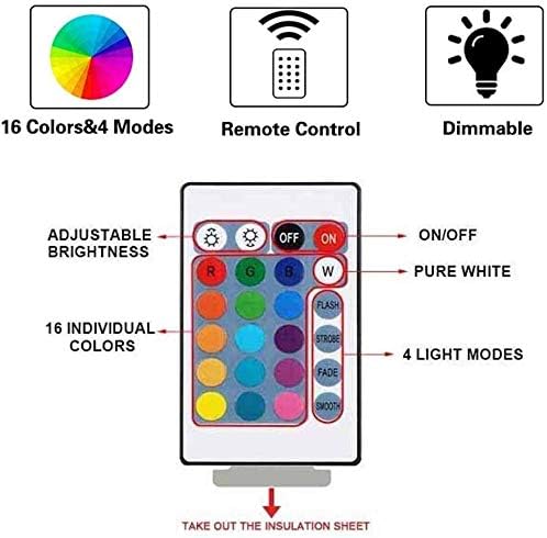 FARUTA Creative 3D gimnastica lumina de noapte 16 culori schimbarea USB putere control de la distanță Touch Switch Decor lampă